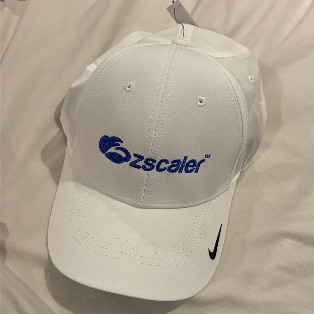 Nike Zscaler  White Cap Golf Cap